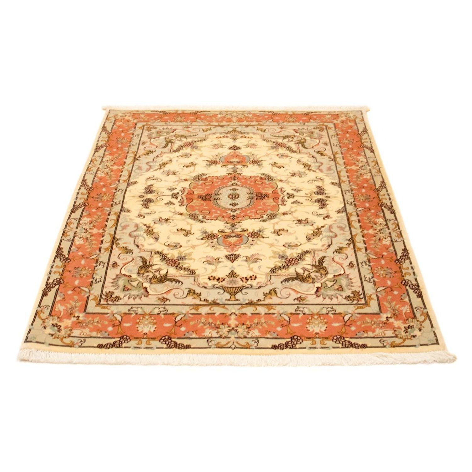 Alfombra Persa - Tabriz - Real - 148 x 101 cm - beige