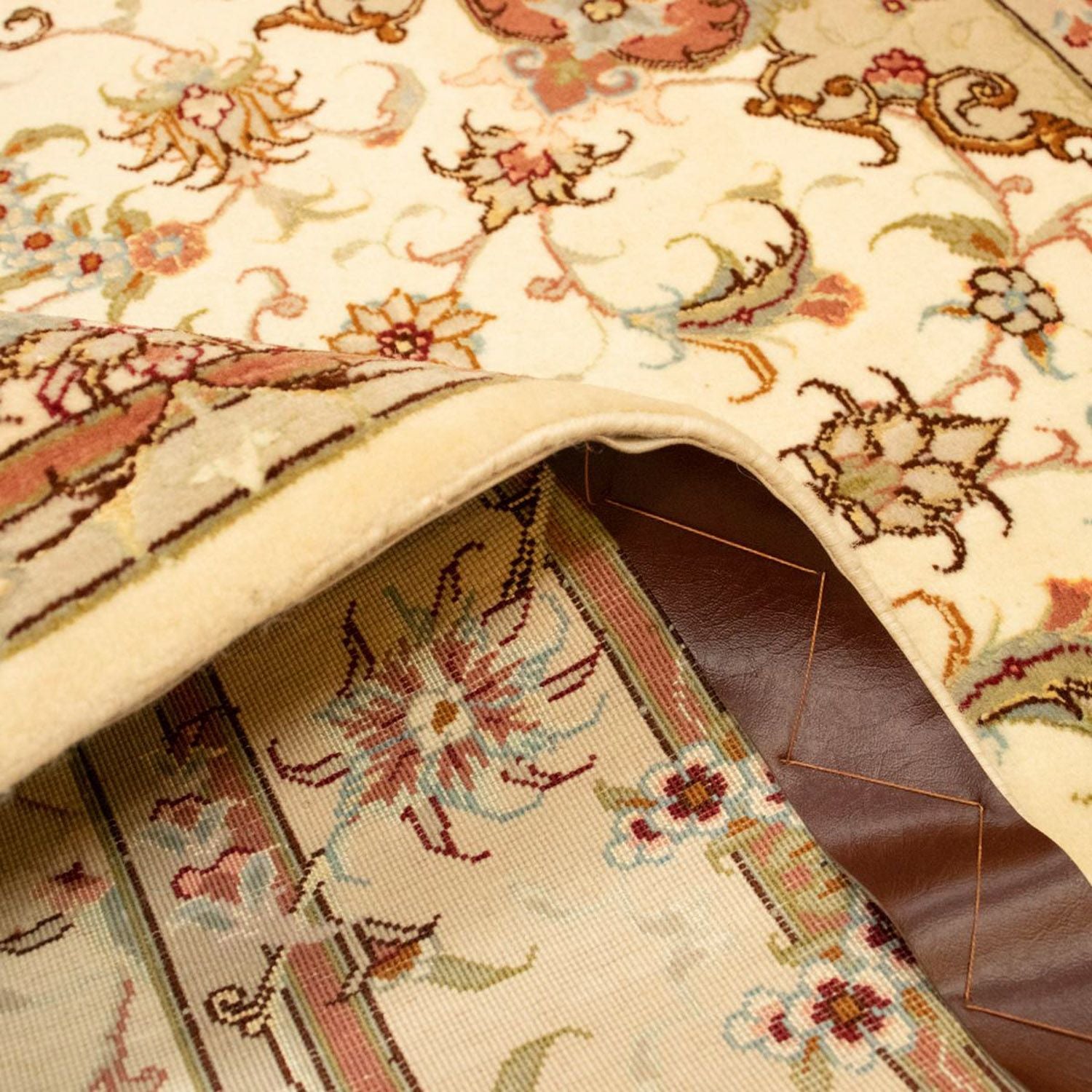 Alfombra Persa - Tabriz - Real - 152 x 100 cm - beige