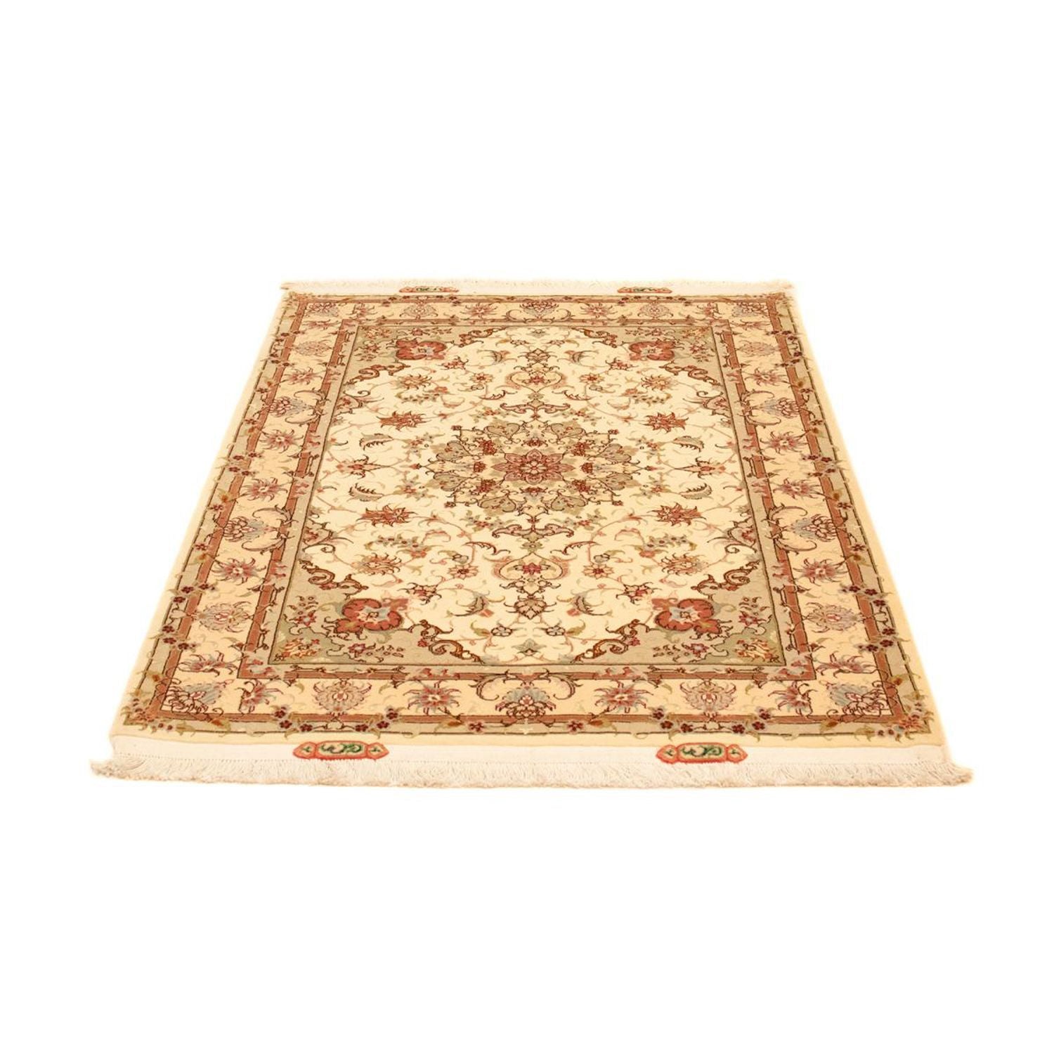 Alfombra Persa - Tabriz - Real - 152 x 100 cm - beige