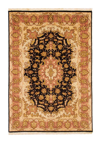 Alfombra Persa - Tabriz - Real - 154 x 94 cm - negro