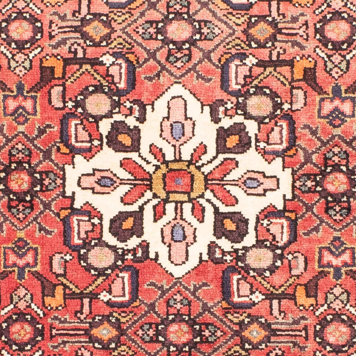 Alfombra persa - Nómada - 153 x 107 cm - rojo claro