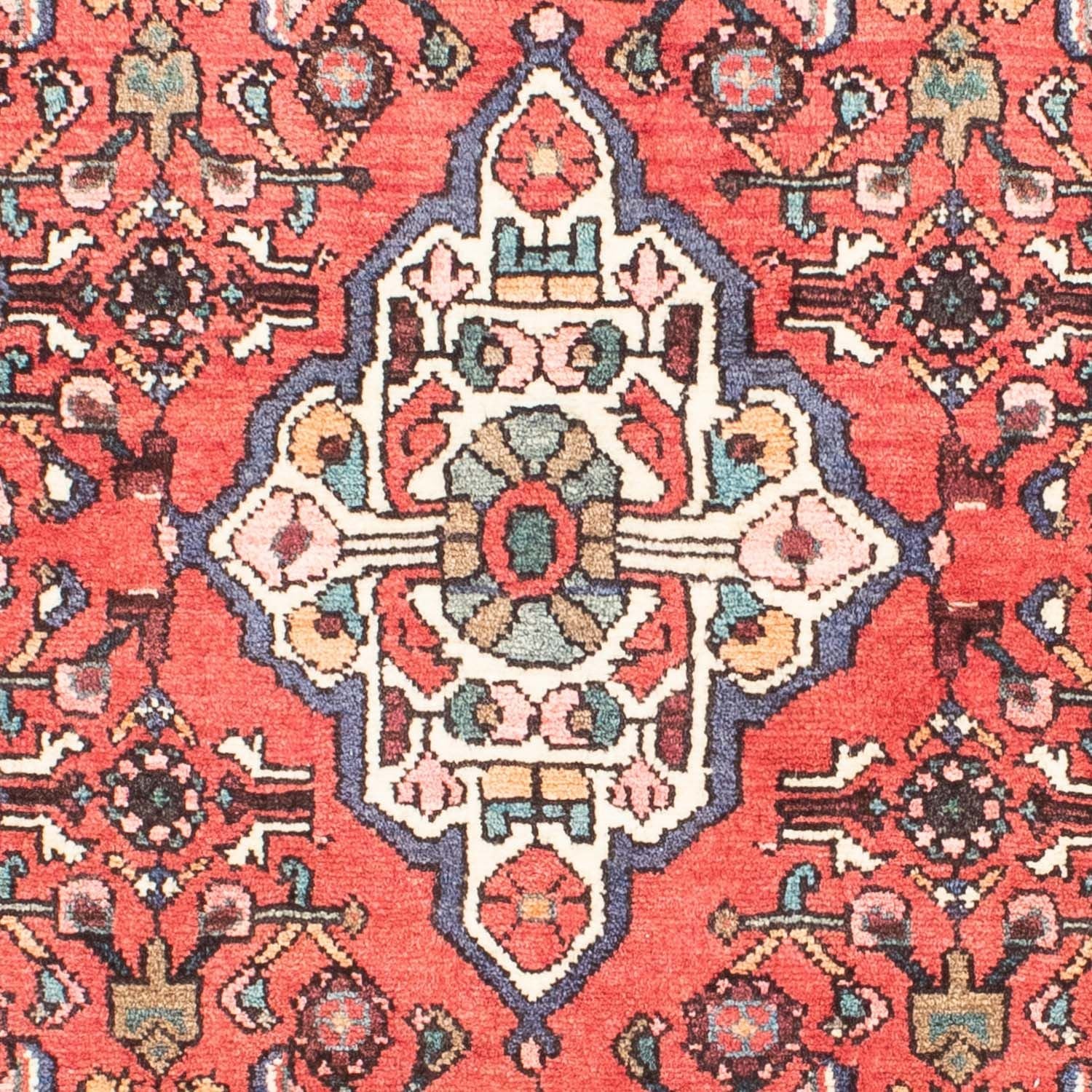Alfombra persa - Nómada - 175 x 107 cm - rojo claro