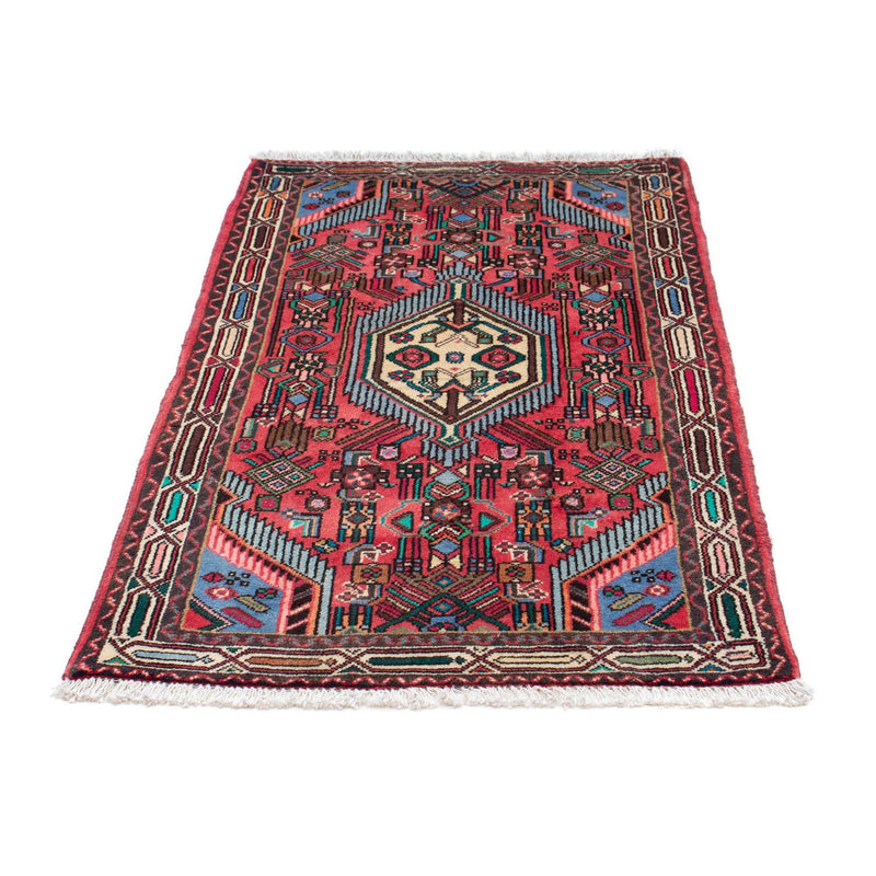 Alfombra persa - Nómada - 134 x 80 cm - rojo
