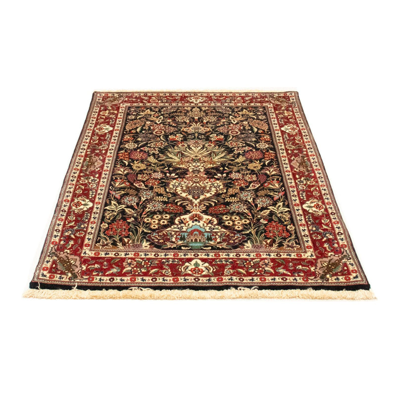 Alfombra persa - Ghom - 163 x 107 cm - azul oscuro
