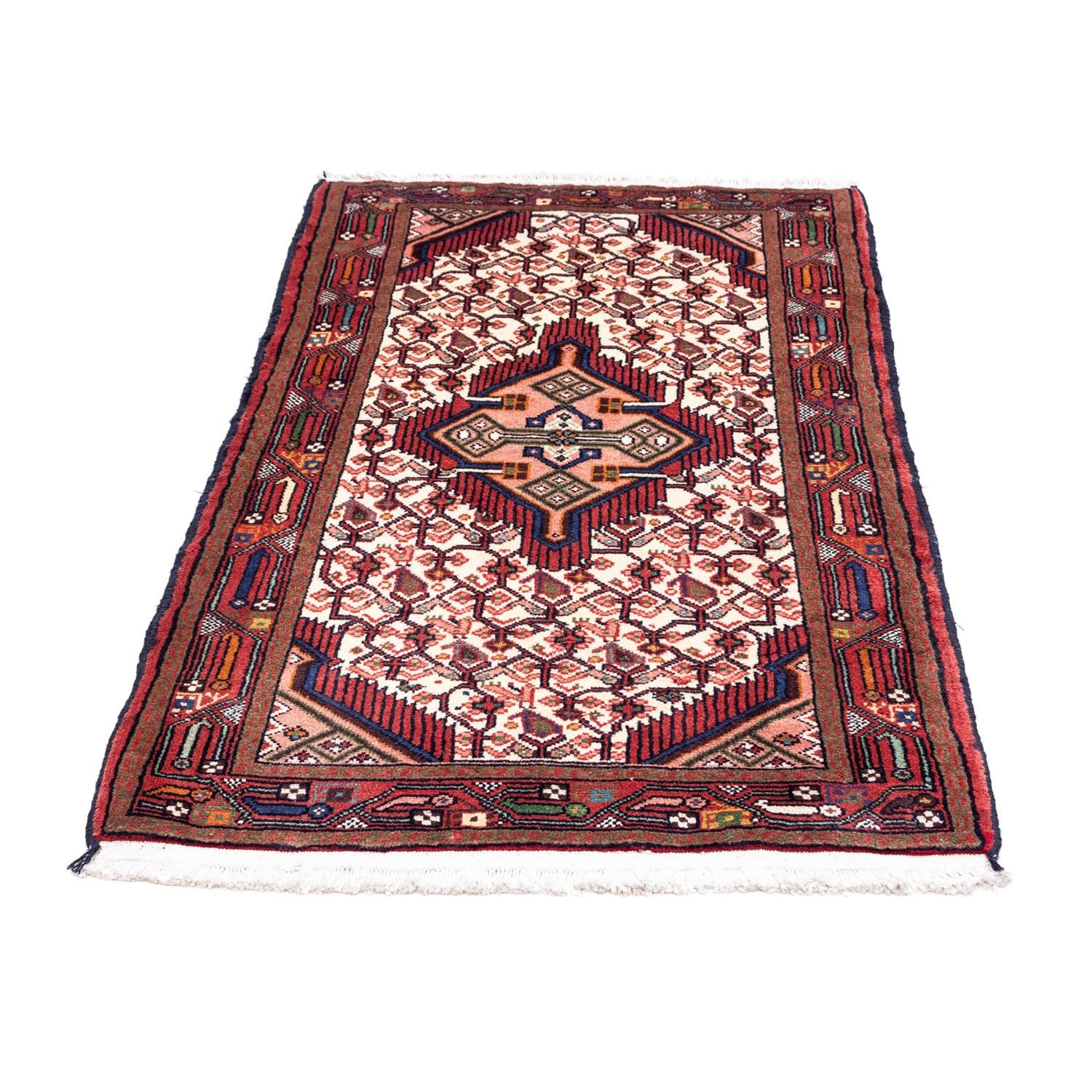 Alfombra persa - Nómada - 134 x 81 cm - beige