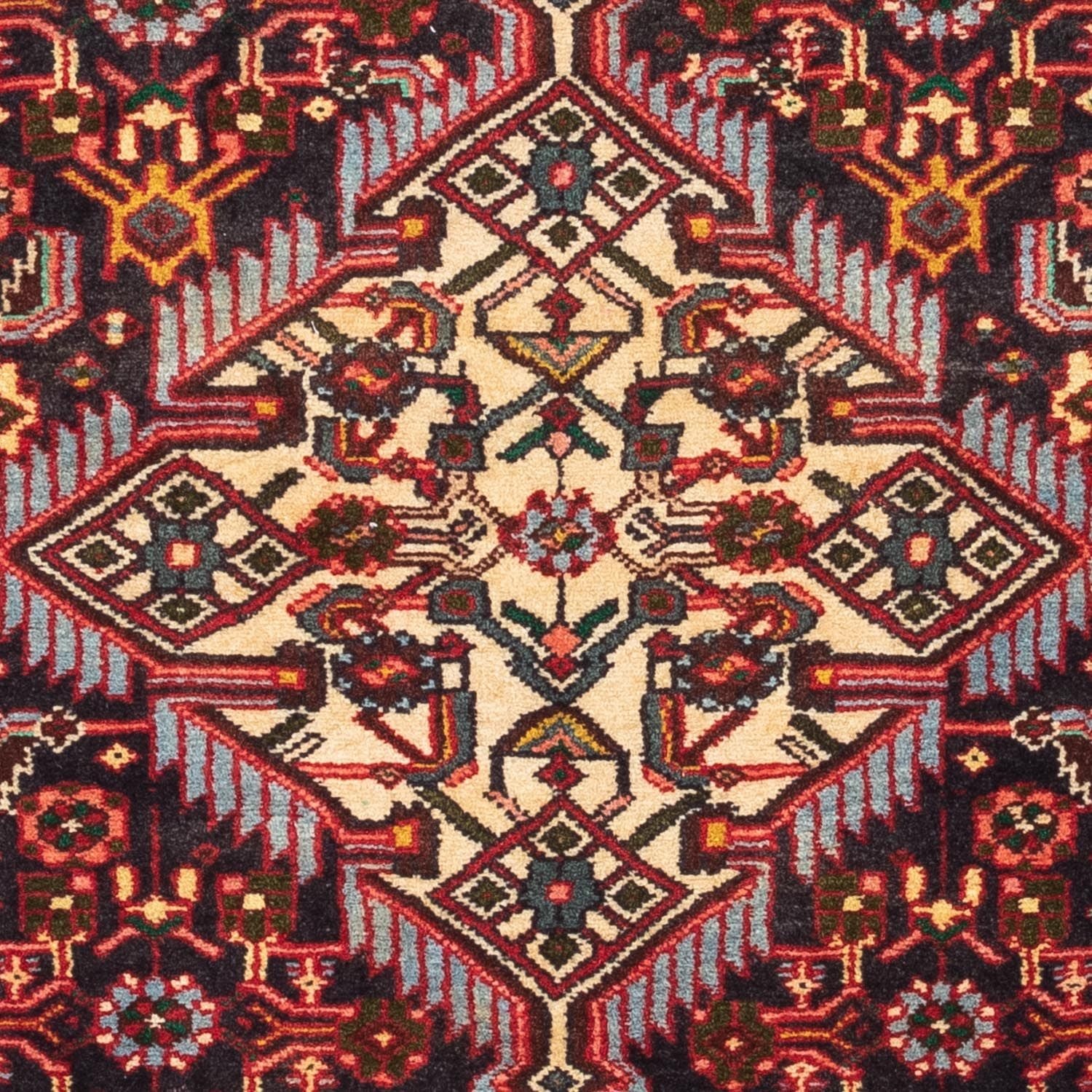 Alfombra persa - Nómada - 125 x 73 cm - rojo claro