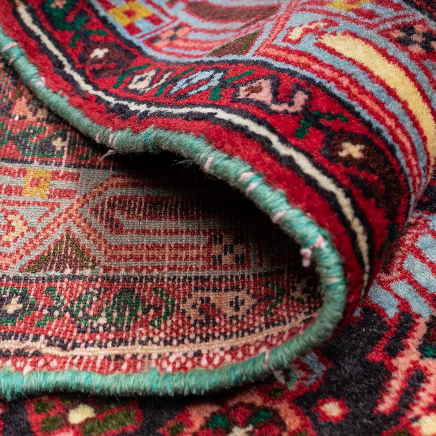 Alfombra persa - Nómada - 125 x 73 cm - rojo claro