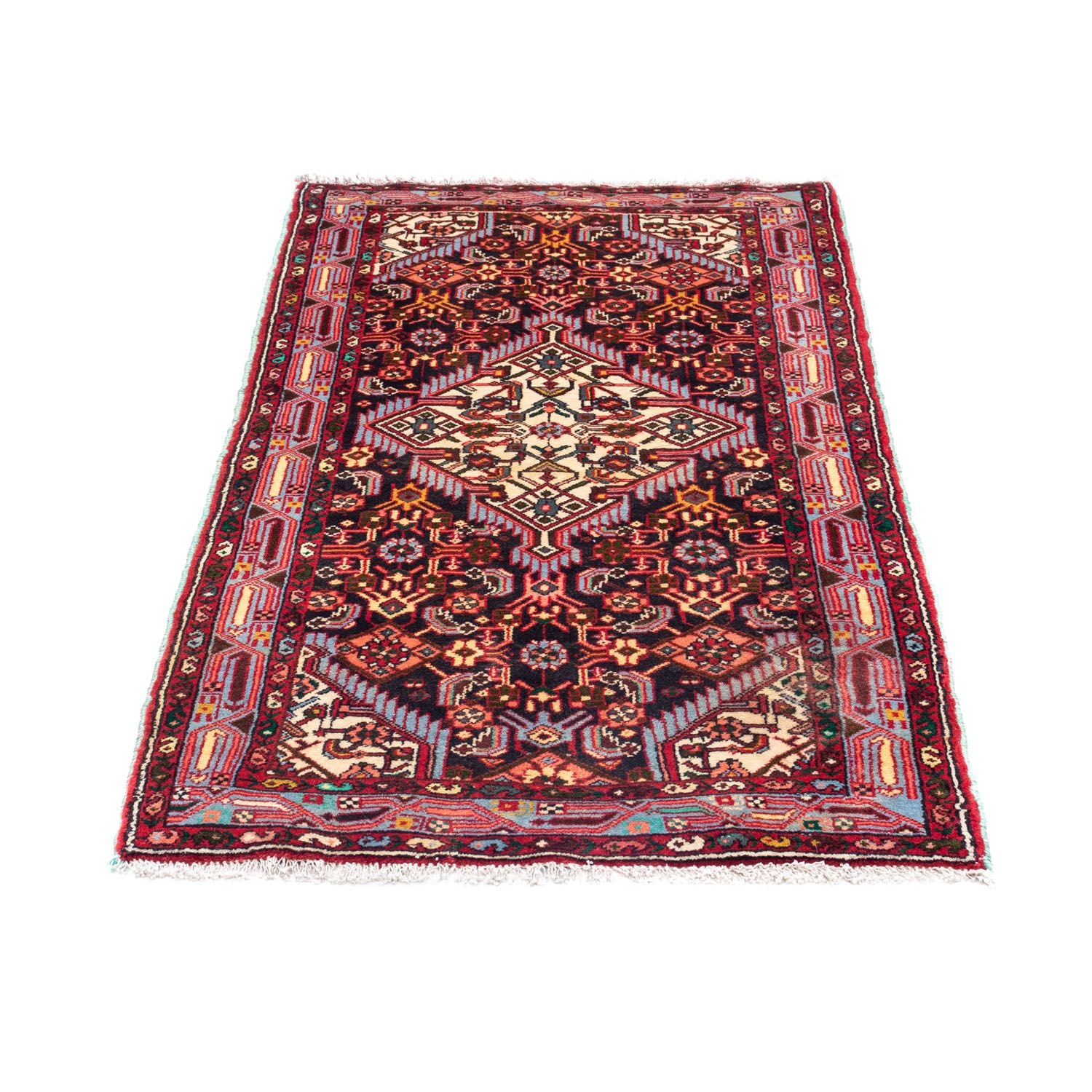 Alfombra persa - Nómada - 125 x 73 cm - rojo claro