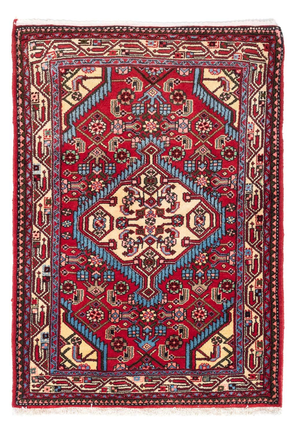 Alfombra persa - Nómada - 117 x 81 cm - rojo