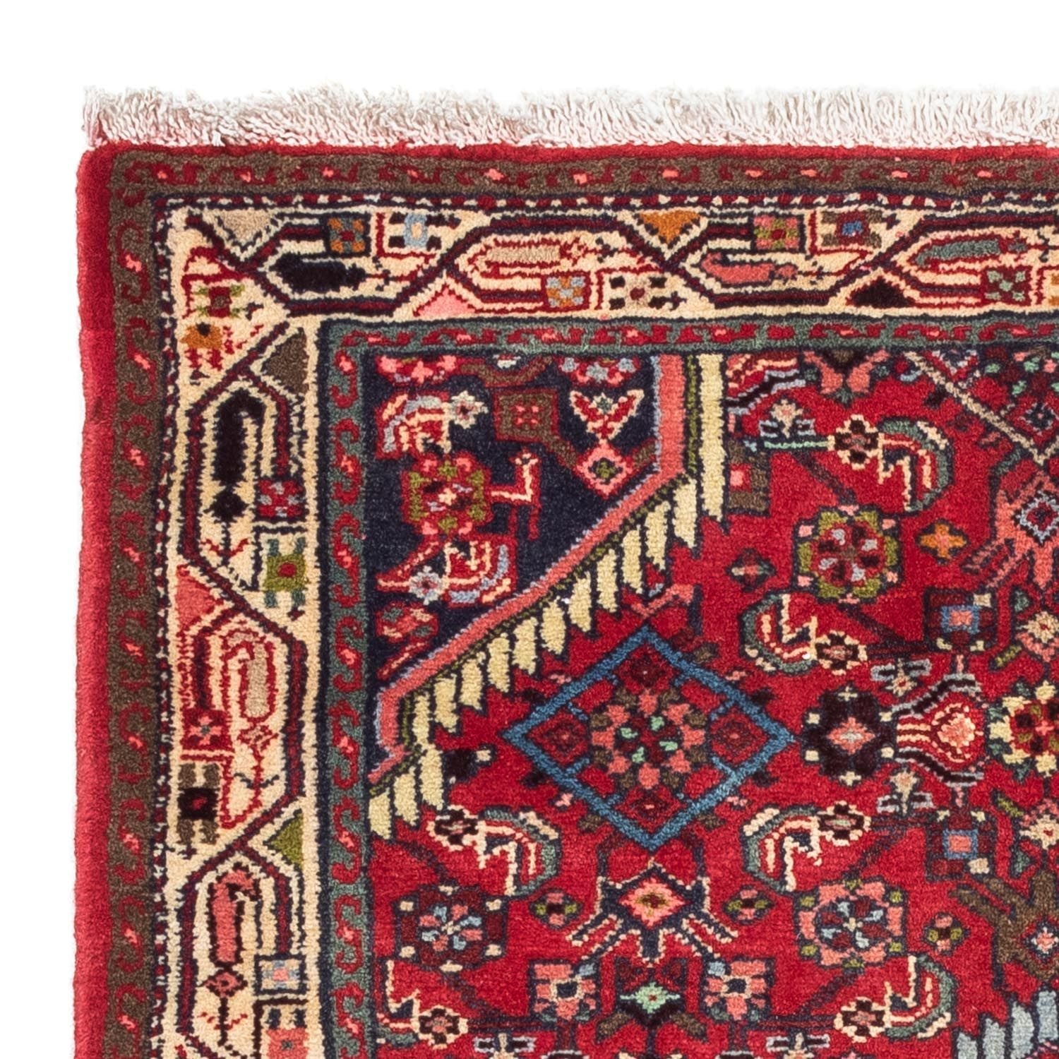 Alfombra persa - Nómada - 116 x 77 cm - rojo