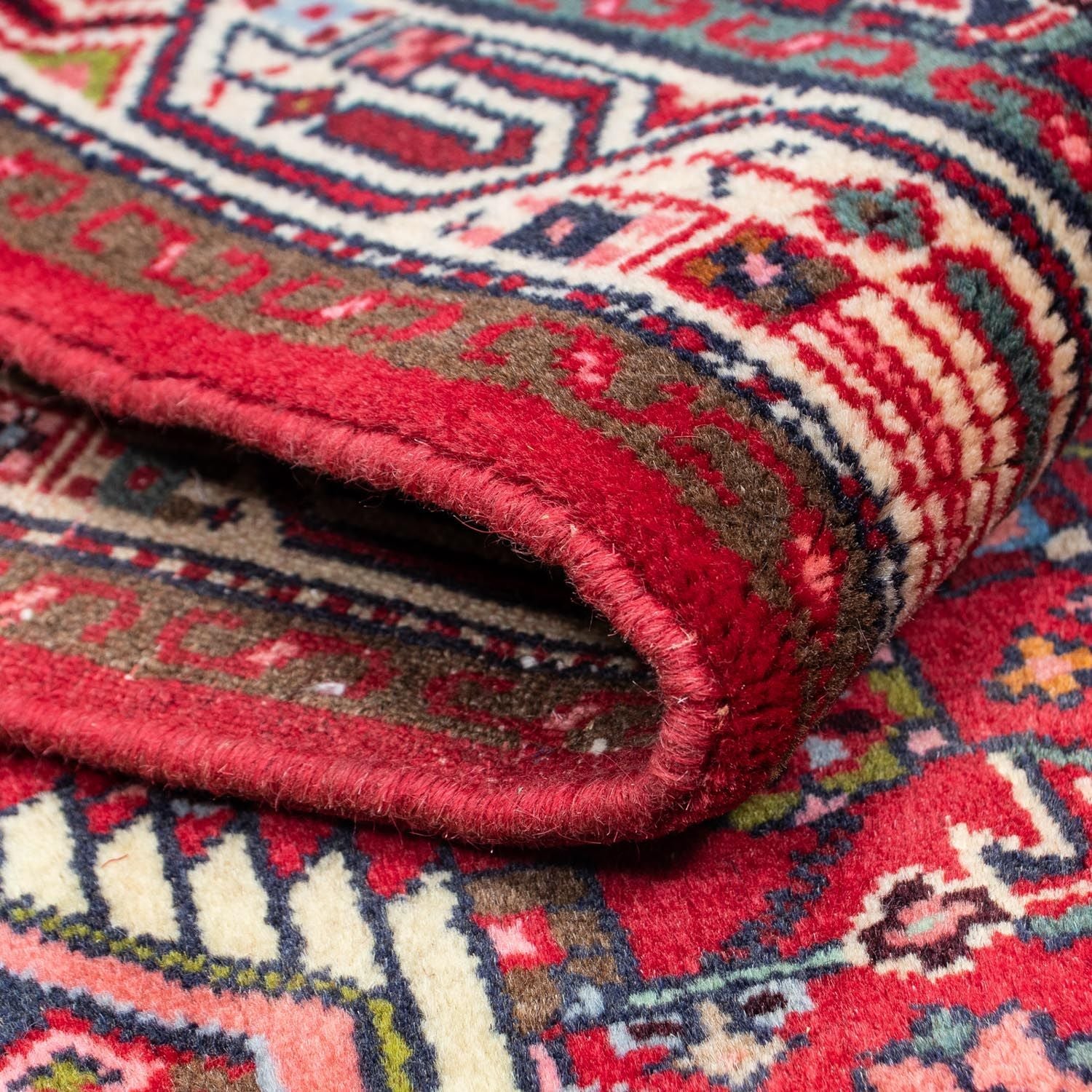 Alfombra persa - Nómada - 116 x 77 cm - rojo
