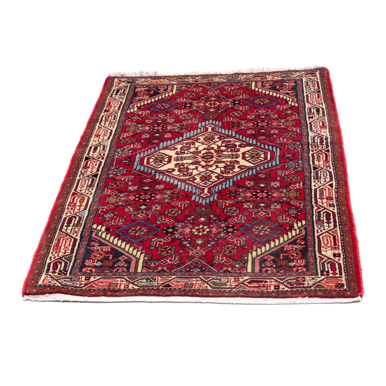 Alfombra persa - Nómada - 116 x 77 cm - rojo