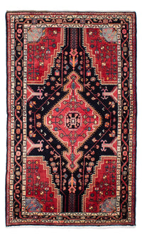 Alfombra persa - Nómada - 220 x 139 cm - azul oscuro