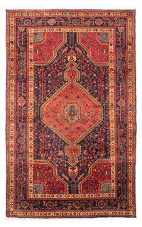 Alfombra persa - Nómada - 218 x 130 cm - azul oscuro