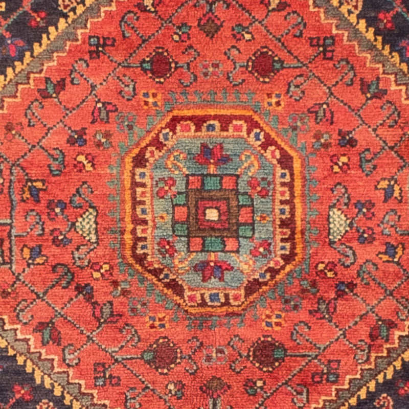 Alfombra persa - Nómada - 218 x 130 cm - azul oscuro