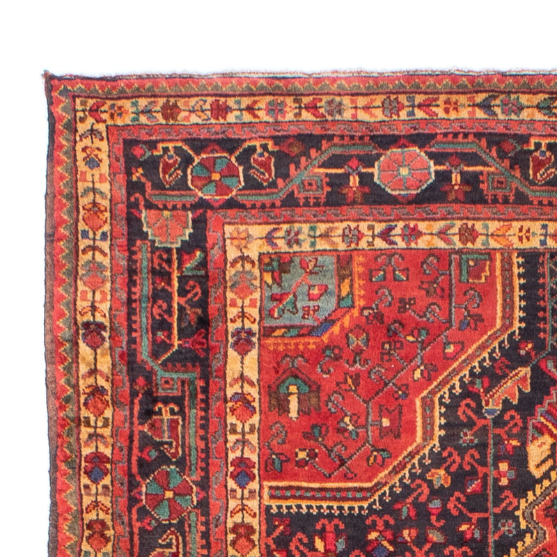 Alfombra persa - Nómada - 218 x 130 cm - azul oscuro