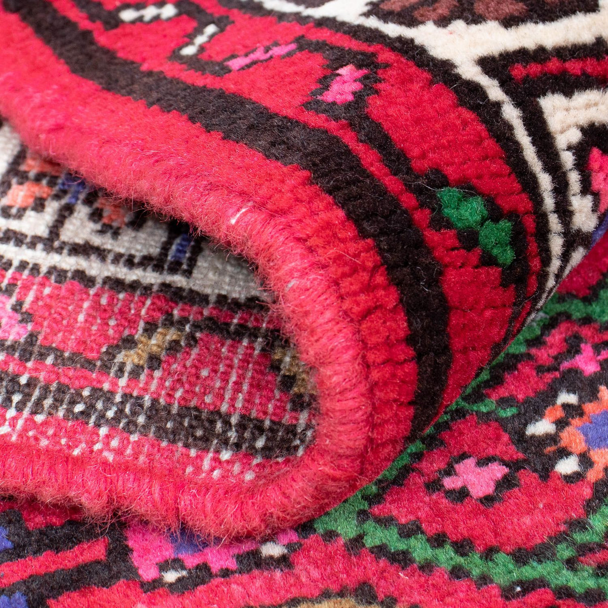 Alfombra de pasillo Alfombra persa - Nómada - 386 x 84 cm - rojo