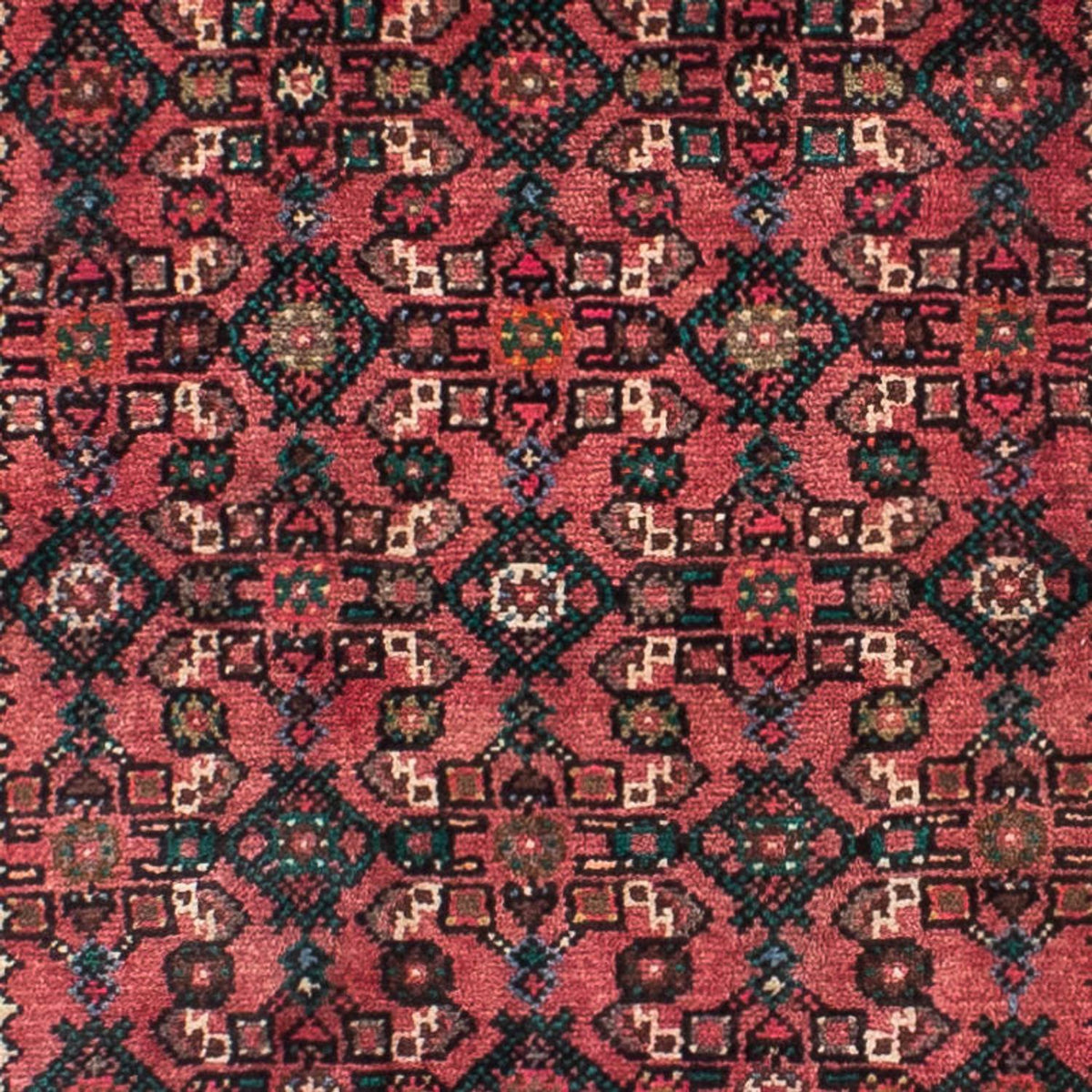 Alfombra de pasillo Alfombra persa - Nómada - 398 x 83 cm - rojo oscuro