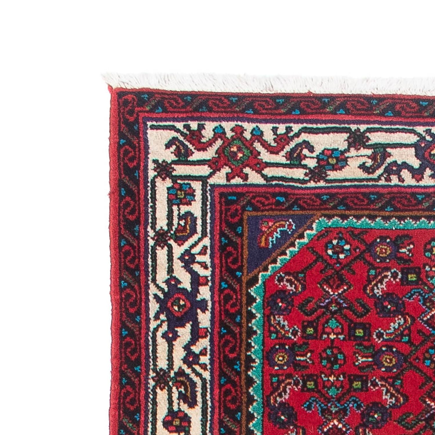 Alfombra de pasillo Alfombra persa - Nómada - 397 x 84 cm - rojo oscuro