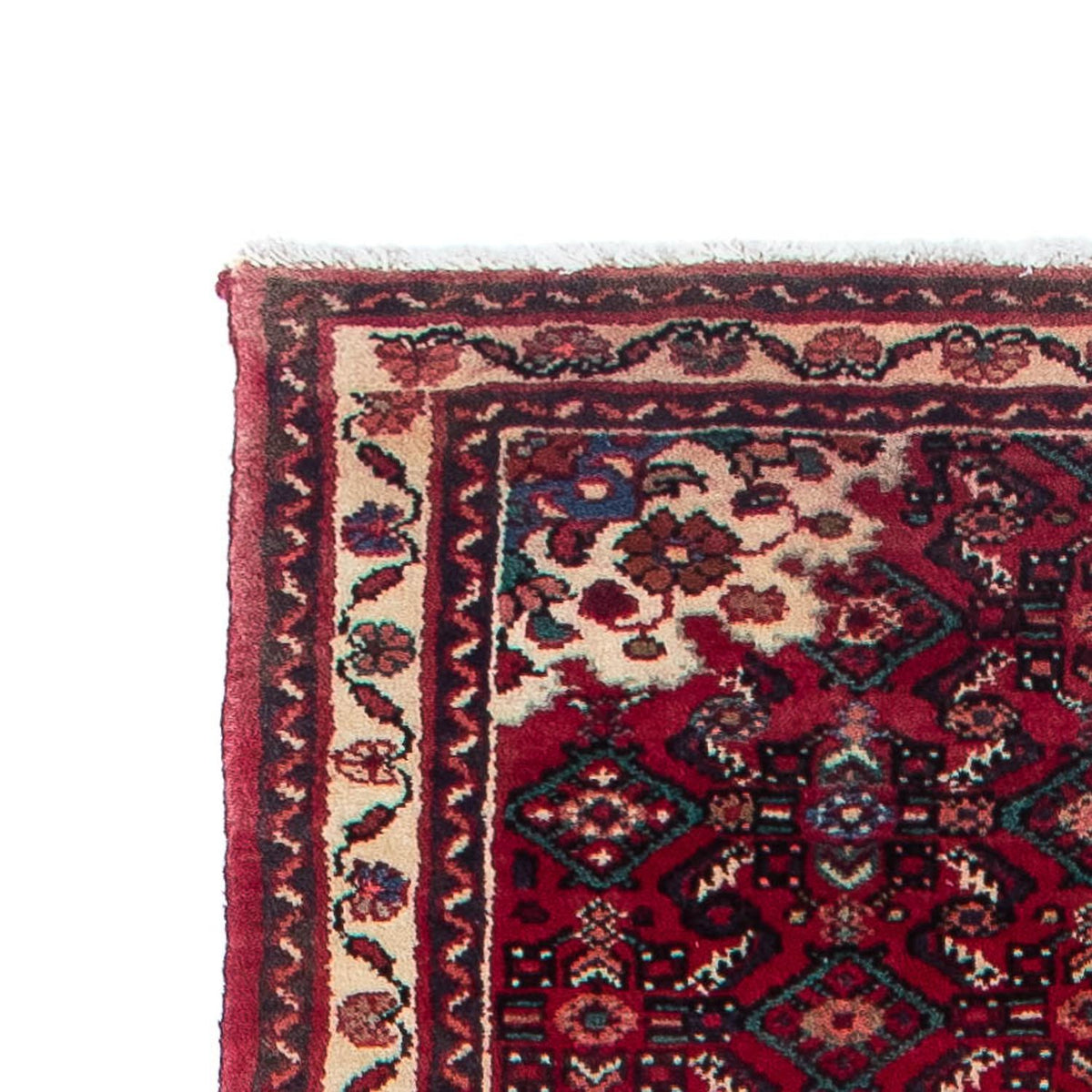 Hosseinabad Alfombra 85x410cm - Alfombra persa - rojo oscuro