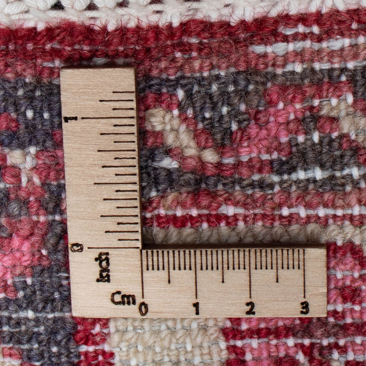 Alfombra de pasillo Alfombra persa - Nómada - 410 x 85 cm - rojo oscuro