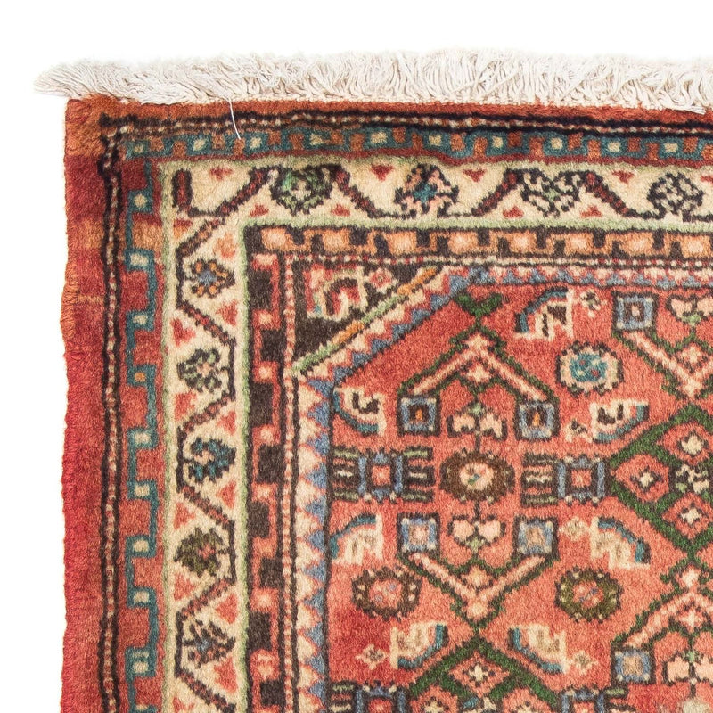 Alfombra persa - Nómada - 87 x 62 cm - rojo claro