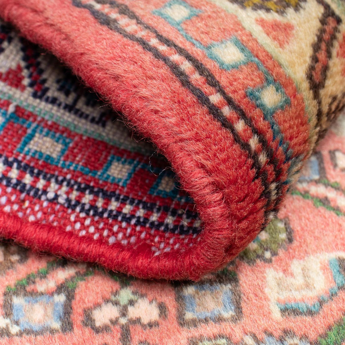 Alfombra persa - Nómada - 87 x 62 cm - rojo claro