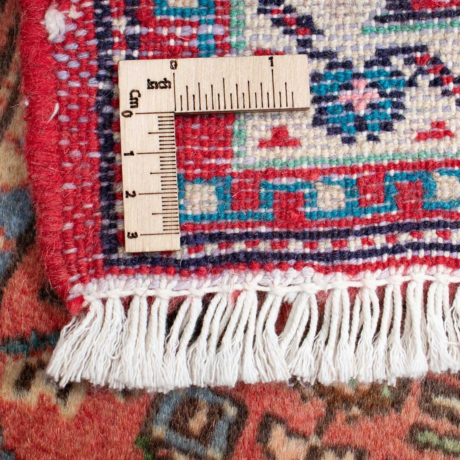 Alfombra persa - Nómada - 87 x 62 cm - rojo claro
