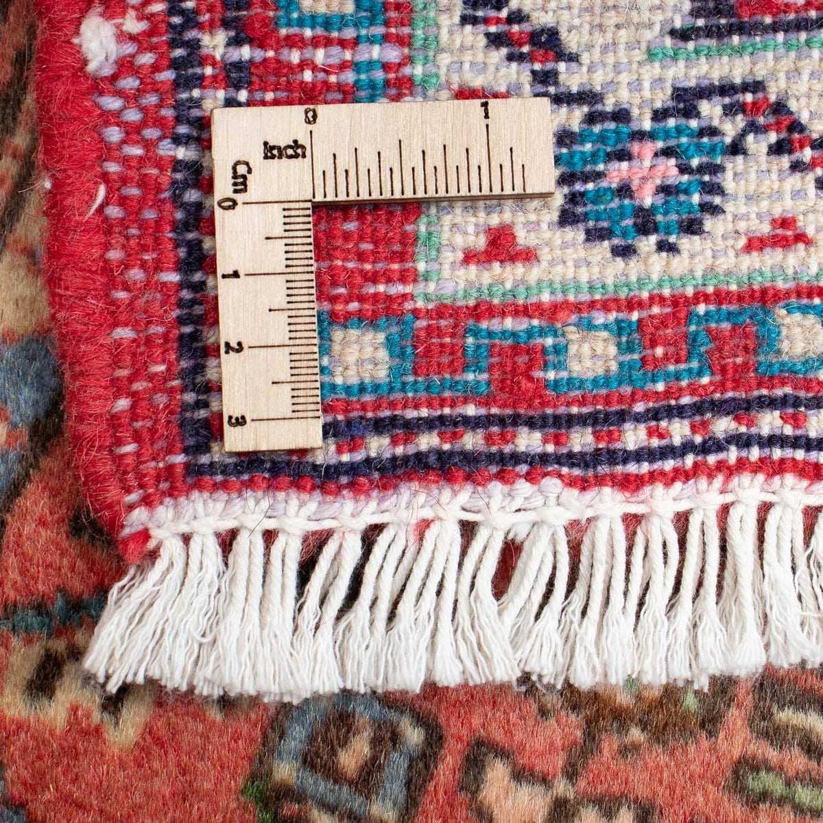 Alfombra persa - Nómada - 87 x 62 cm - rojo claro