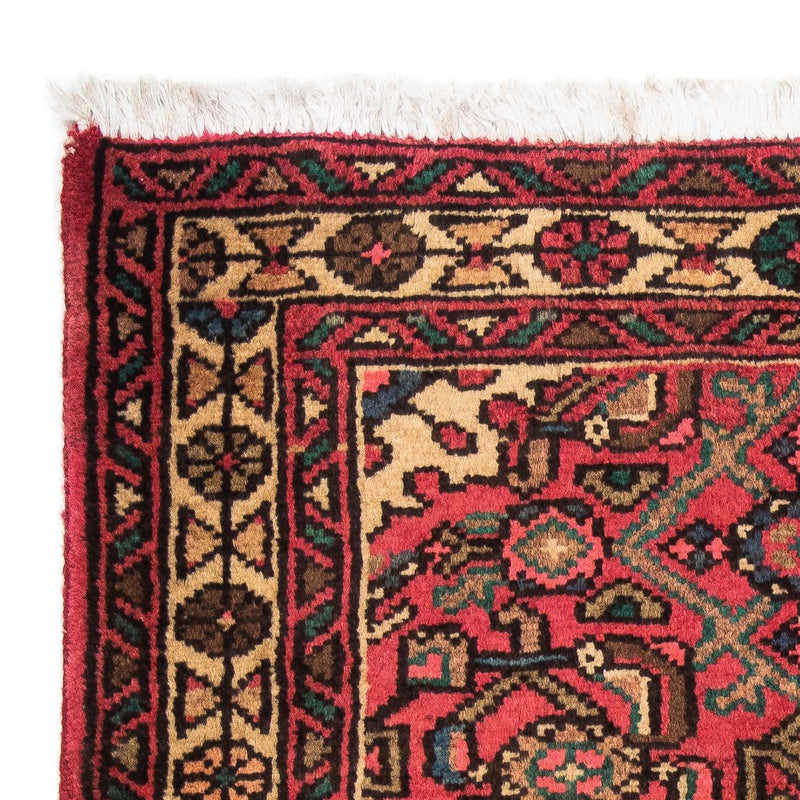 Alfombra persa - Nómada - 91 x 70 cm - rojo oscuro