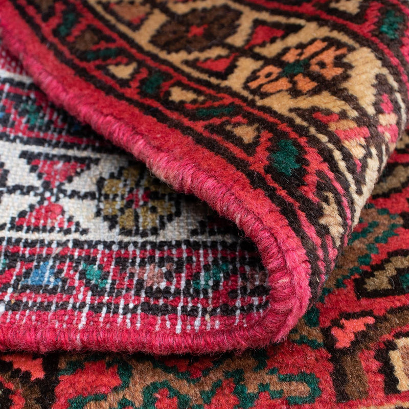 Alfombra persa - Nómada - 91 x 70 cm - rojo oscuro