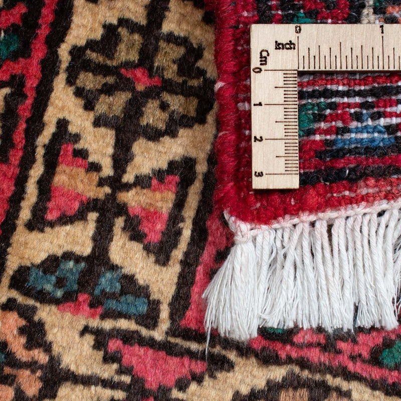 Alfombra persa - Nómada - 91 x 70 cm - rojo oscuro