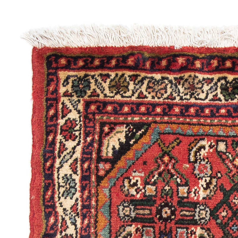 Alfombra persa - Nómada - 89 x 61 cm - rojo oscuro