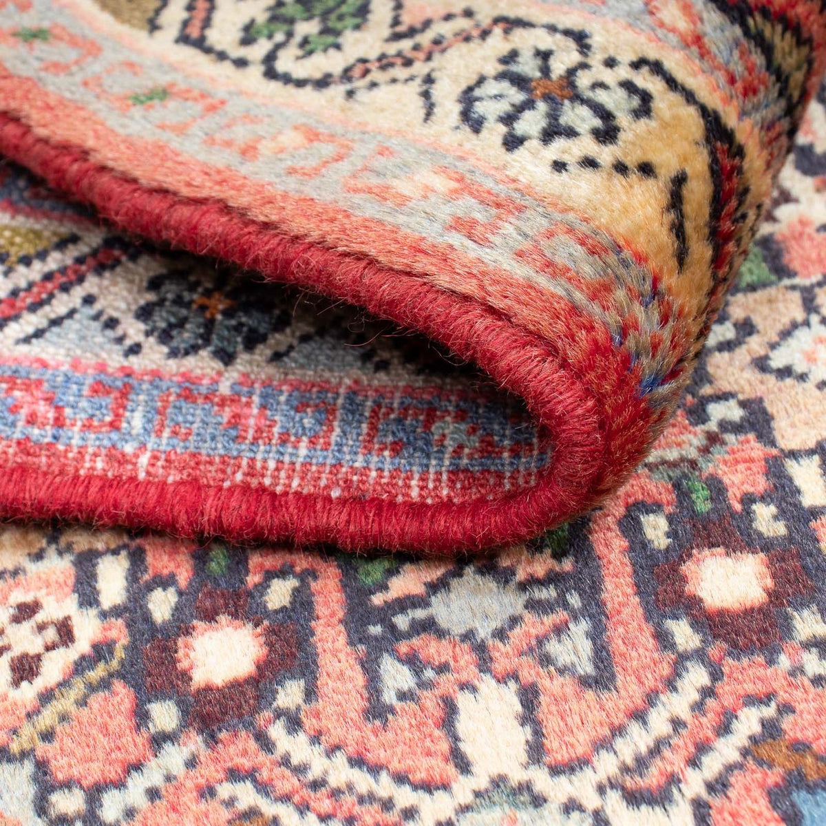 Alfombra persa - Nómada - 94 x 60 cm - rojo claro