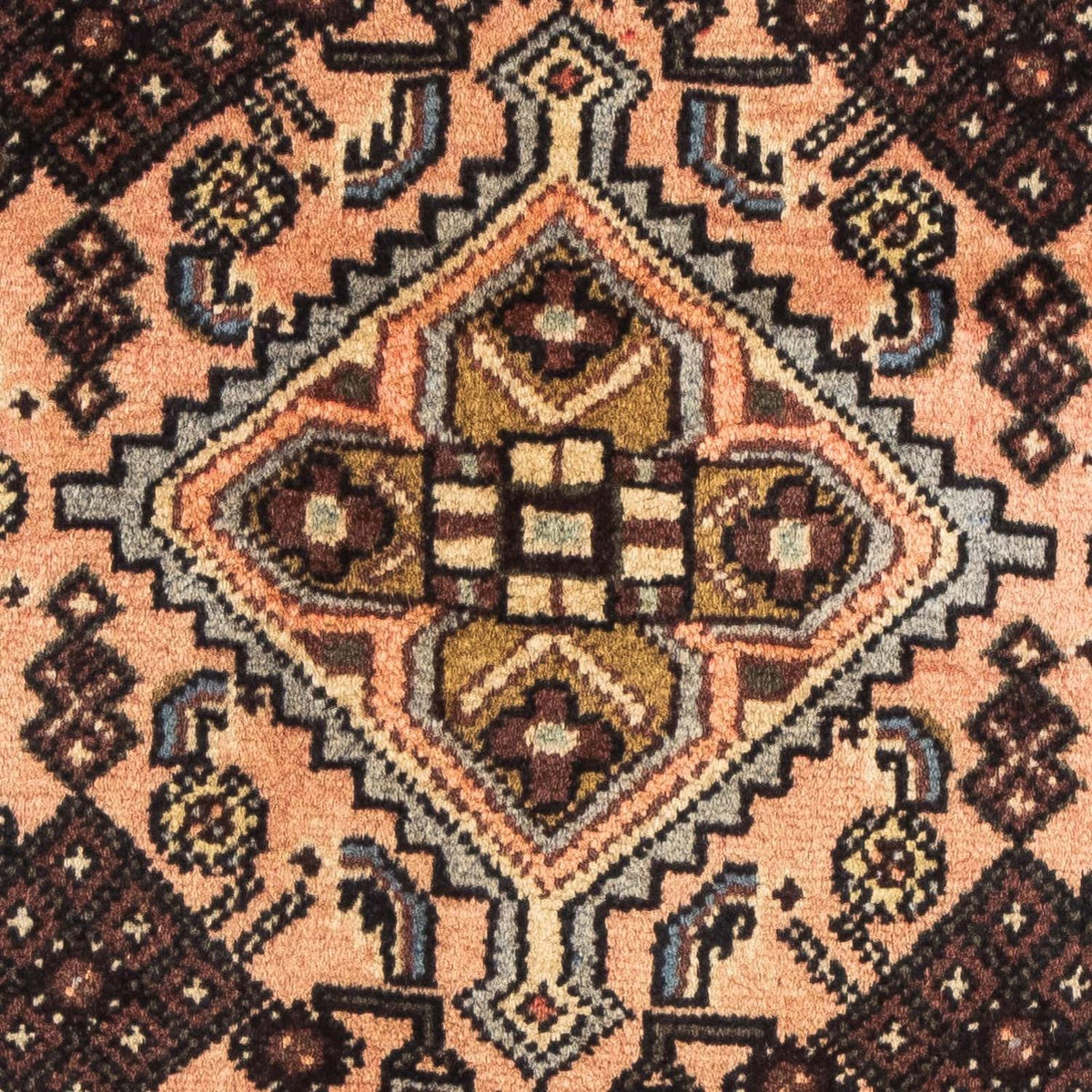 Alfombra persa - Nómada - 101 x 58 cm - marrón claro