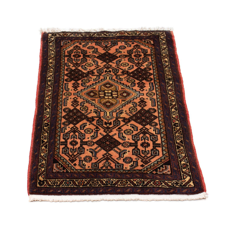 Alfombra persa - Nómada - 101 x 58 cm - marrón claro