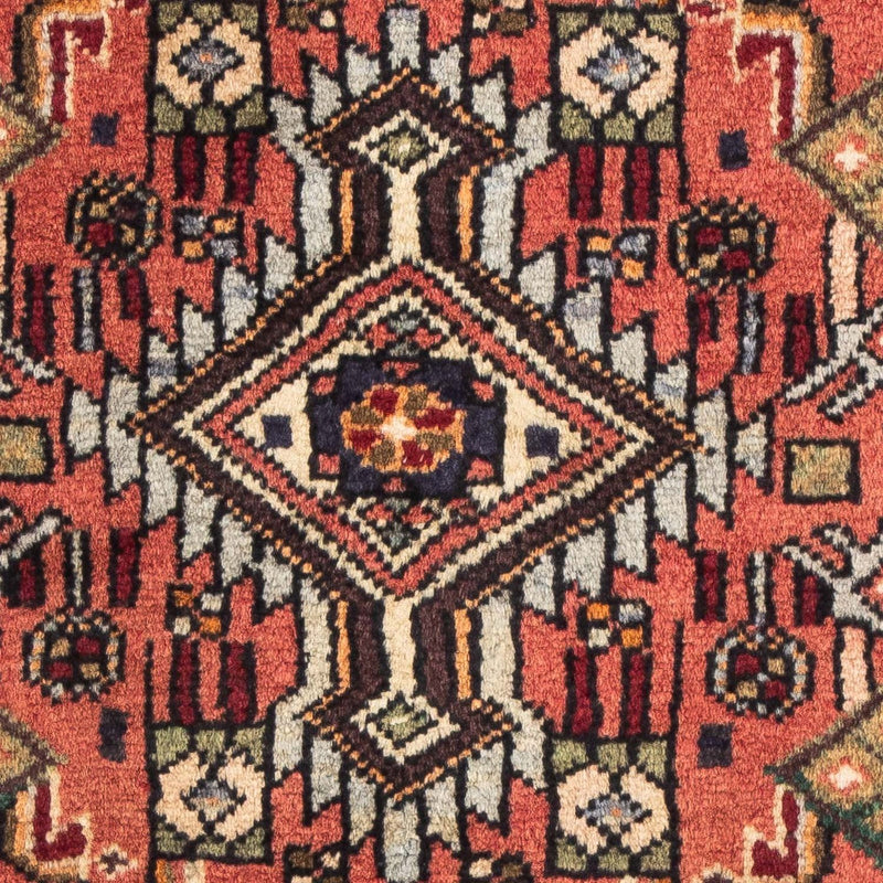 Alfombra persa - Nómada - 90 x 61 cm - rojo claro