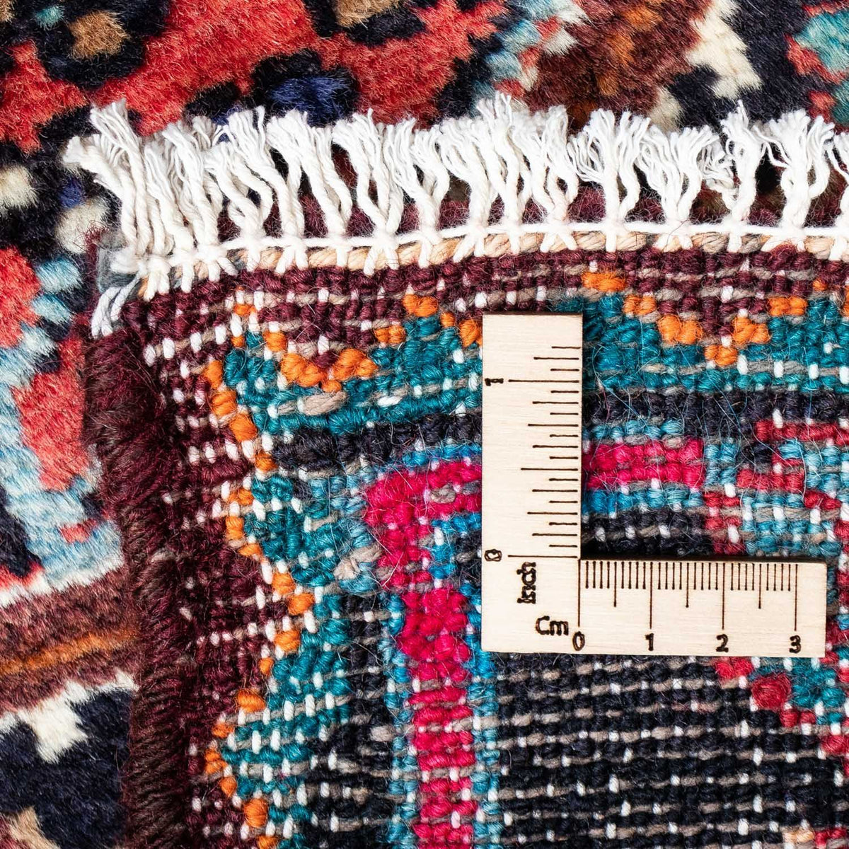 Alfombra persa - Nómada - 142 x 89 cm - azul oscuro