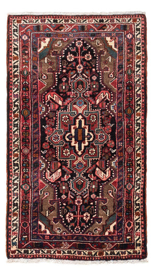 Alfombra persa - Nómada - 135 x 76 cm - azul oscuro