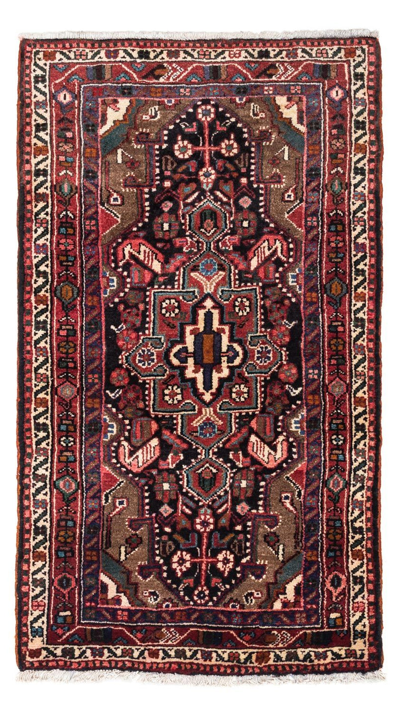 Alfombra persa - Nómada - 135 x 76 cm - azul oscuro