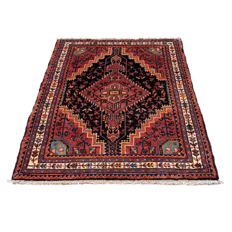 Alfombra persa - Nómada - 138 x 91 cm - rojo claro