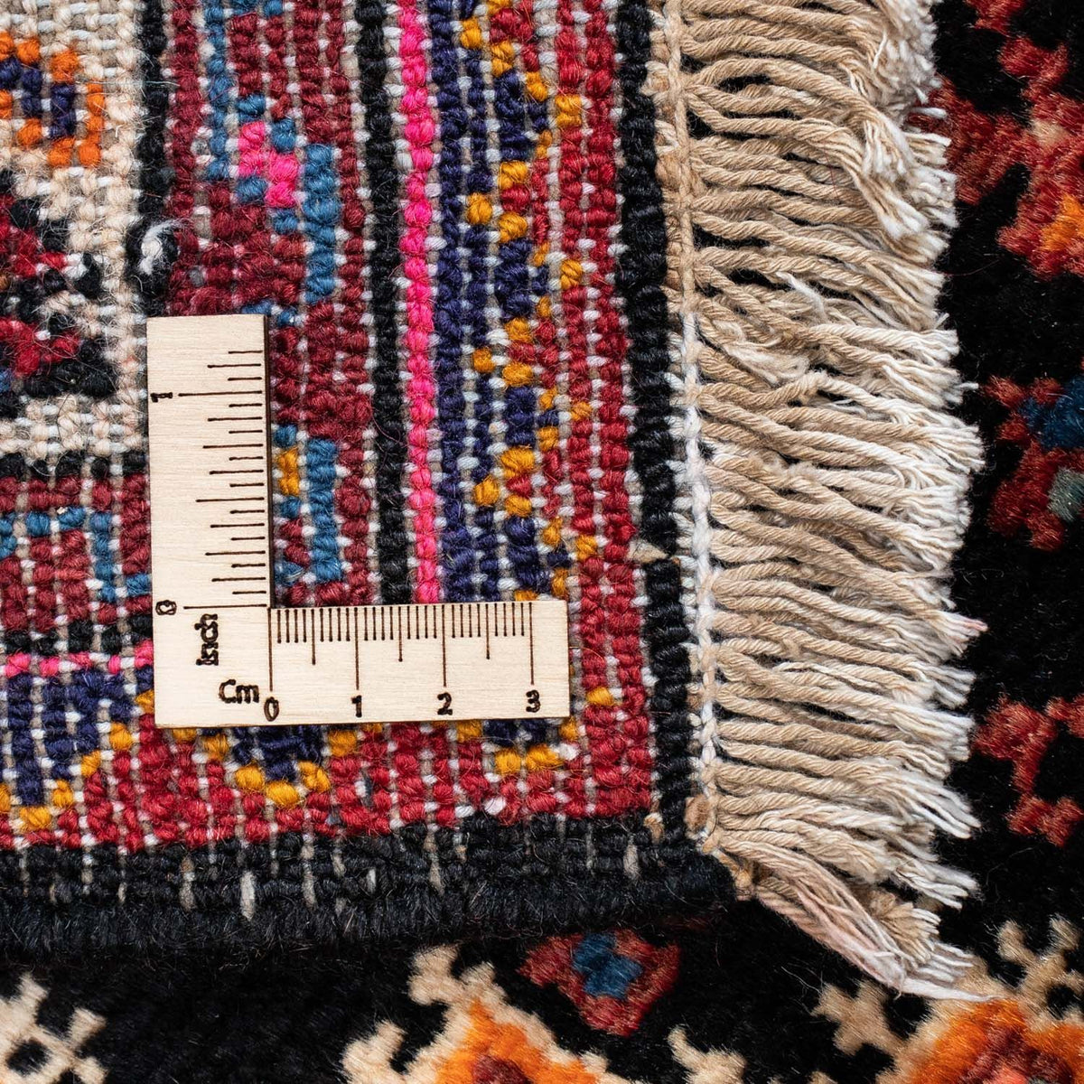 Alfombra persa - Nómada - 138 x 91 cm - rojo claro