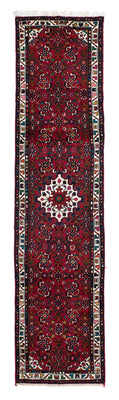 Alfombra de pasillo Alfombra persa - Nómada - 298 x 72 cm - rojo oscuro