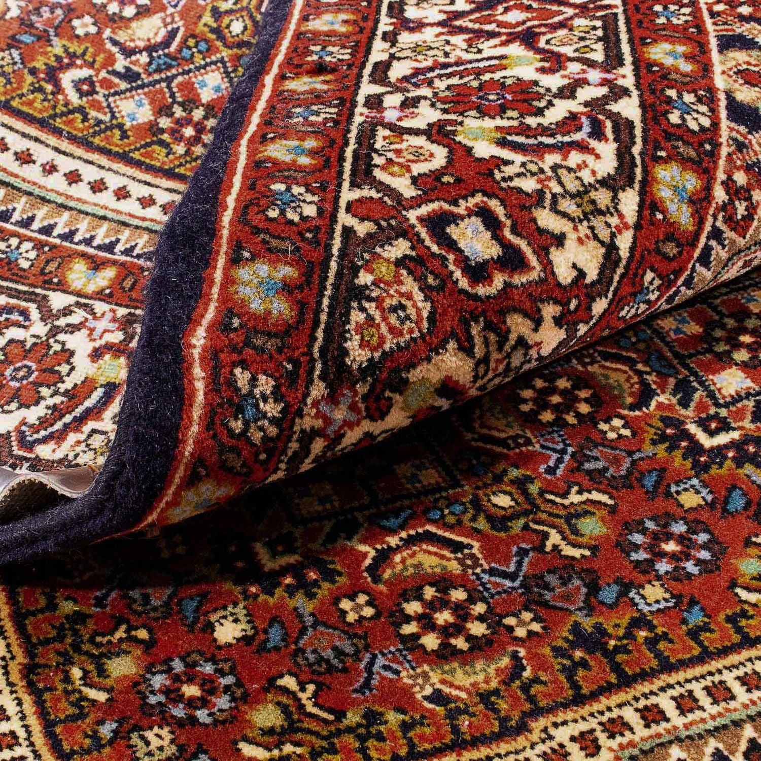 Alfombra persa - Bidjar - 150 x 105 cm - óxido