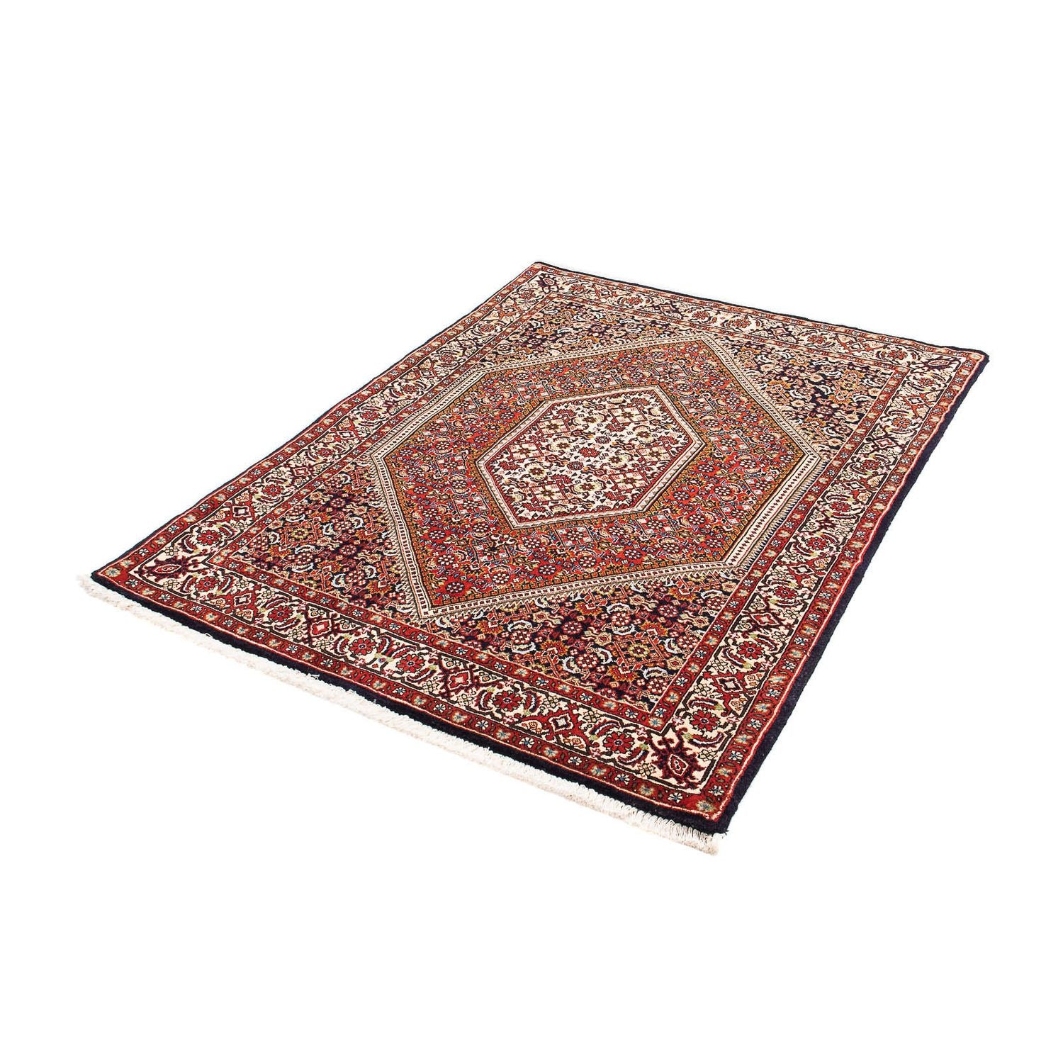 Alfombra persa - Bidjar - 150 x 105 cm - óxido