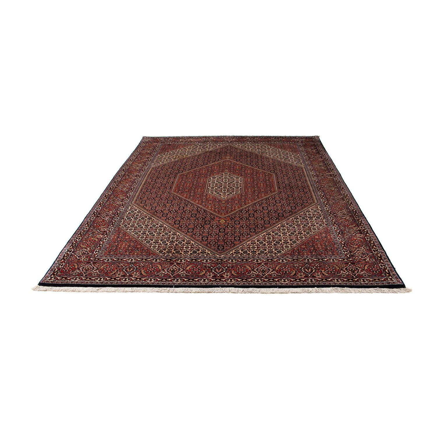 Alfombra persa - Bidjar - 272 x 198 cm - marrón