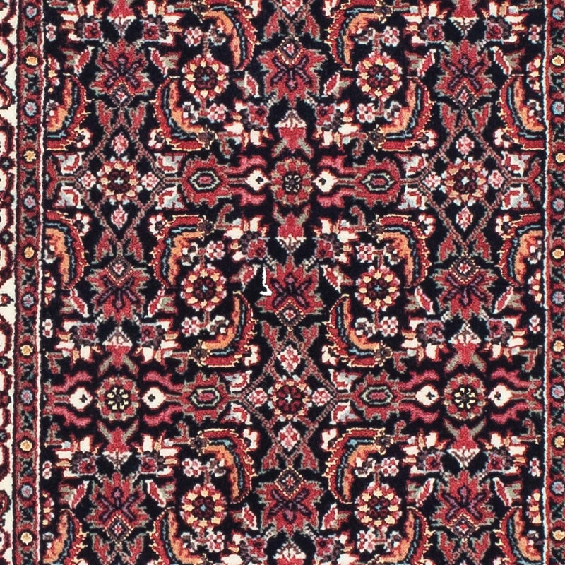 Alfombra de pasillo Alfombra persa - Bidjar - 225 x 61 cm - azul oscuro
