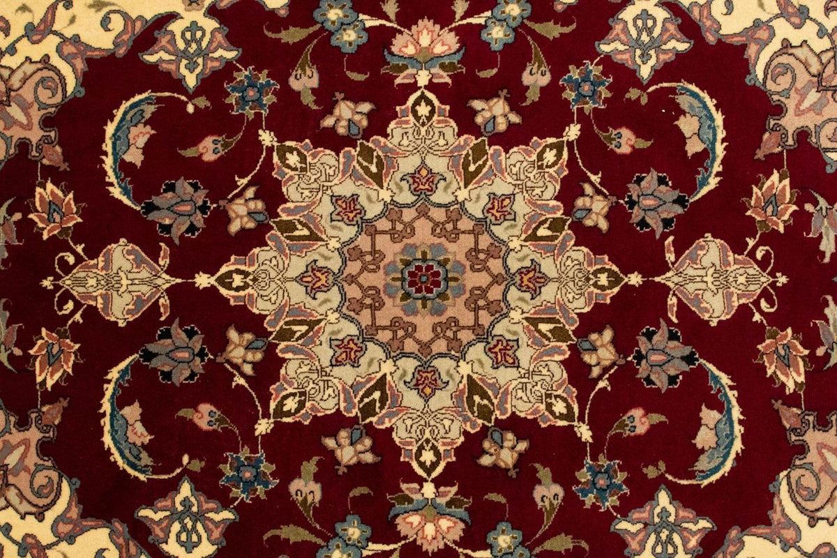 Alfombra Persa - Tabriz - Real - 148 x 98 cm - rojo