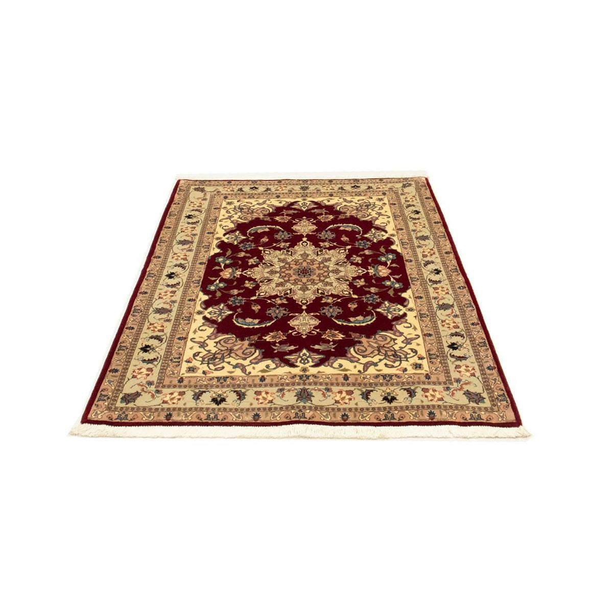 Alfombra Persa - Tabriz - Real - 148 x 98 cm - rojo