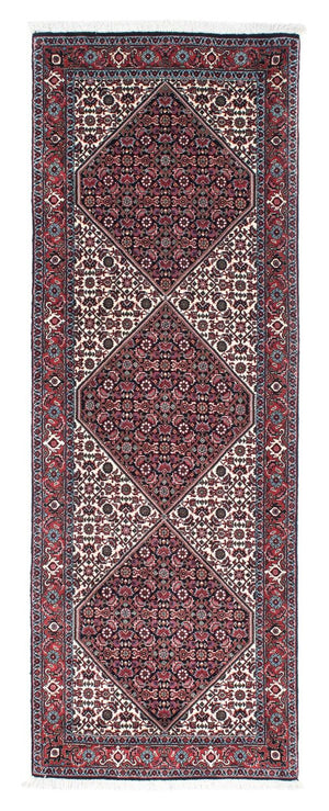 Alfombra de pasillo Alfombra persa - Bidjar - 225 x 61 cm - beige